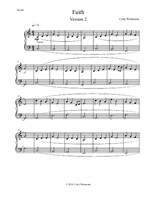 Faith (Easier Version) Easy Piano