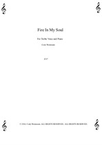 Fire In My Soul For Treble Voice and Piano