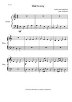 Ode To Joy (arrangement for Easy Piano)