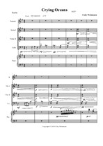 Crying Oceans - Full Score - 2 Violins, Cello, Voice and Piano